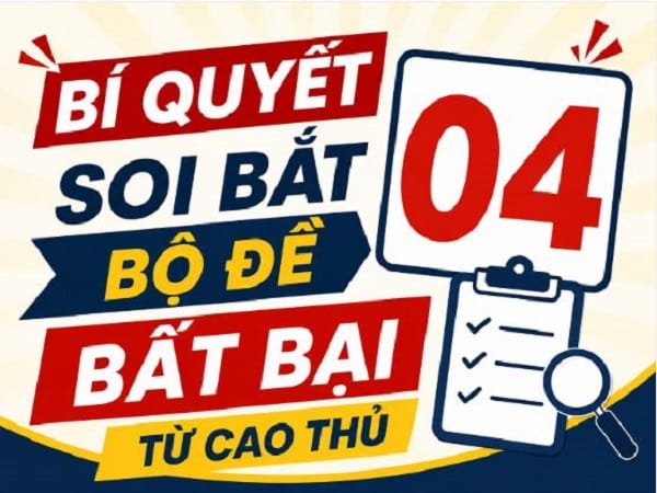 Bí quyết soi bắt bộ đề 04 bất bại từ Cao Thủ
